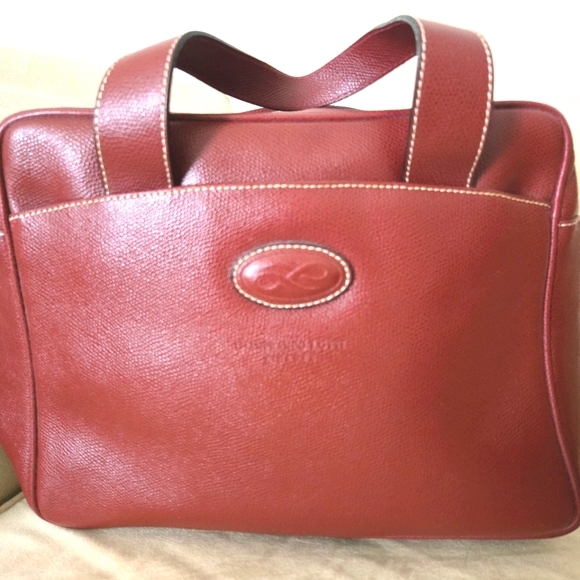 Gianfranco Lotti Brown Leather Satchel Bag - Picture 1 of 10